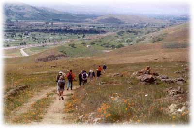 Hikers at Coyote Ridge