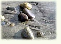 Rocks on beach